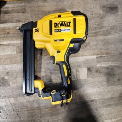 HOUSTON LOCATION - AS-IS (APPEARS LIKE NEW) DeWALT DCN681D1 20V MAX 18ga Cordless Brushless Narrow Crown Stapler Kit w/ BATTERY & CHARGER