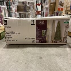 DALLAS LOCATION - Home Decorators Collection 12 ft. Grand Duchess Twinkling Balsam Fir LED Pre-Lit Artificial Christmas Tree