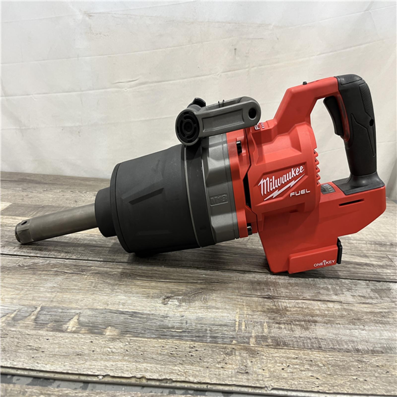 AS-IS Milwaukee FUEL 18V Lithium-Ion Brushless Cordless 1 in. Impact Wrench Extended Reach D-Handle (Tool-Only)