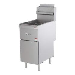 Phoenix NEW Magic Chef 35 Qt. 50 lb. Stainless Steel Commercial Propane Gas Fryer - 120,000 BTU (SEALED)