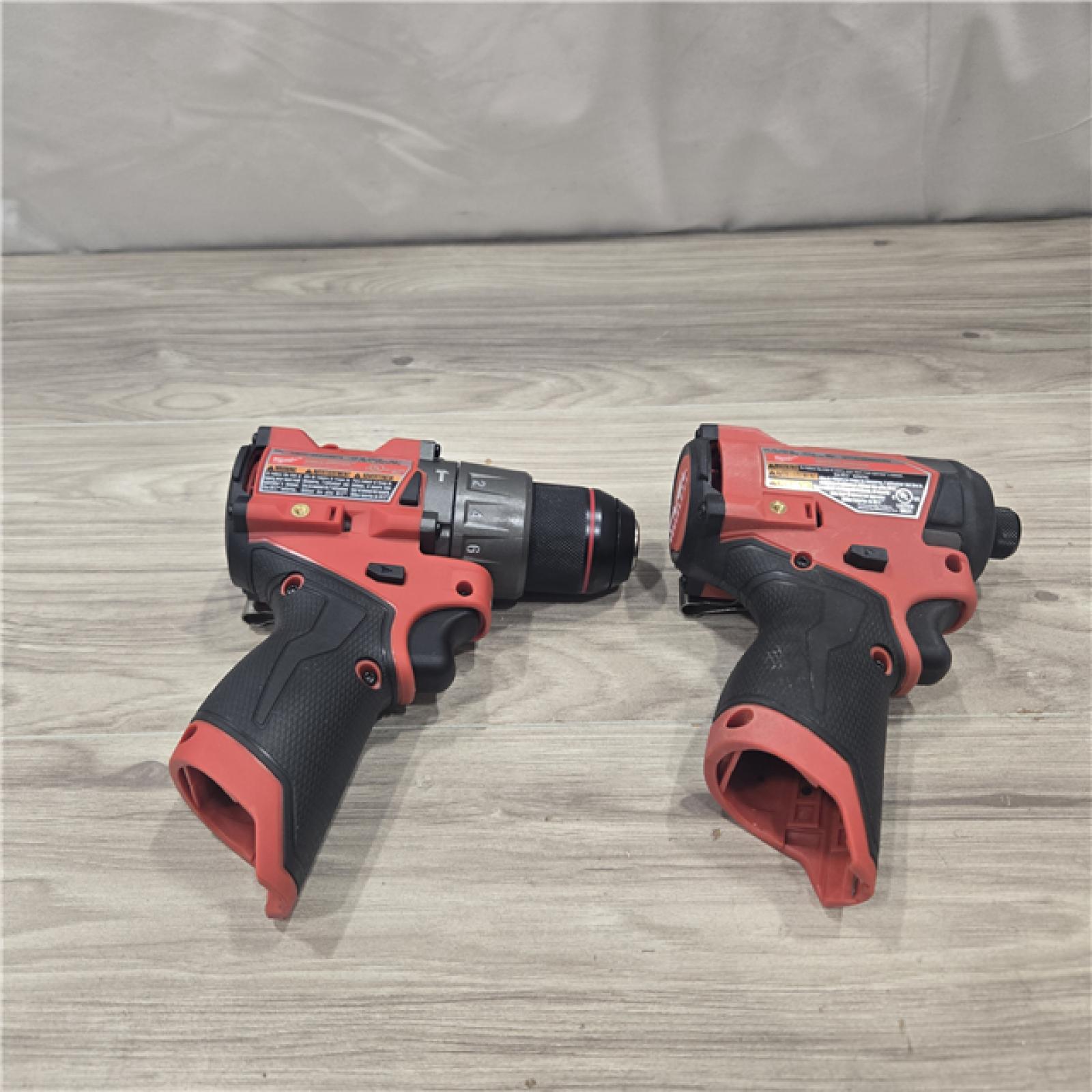 AS-IS Milwaukee 3497-22 12V Hammer Drill and Impact Driver Combo Kit