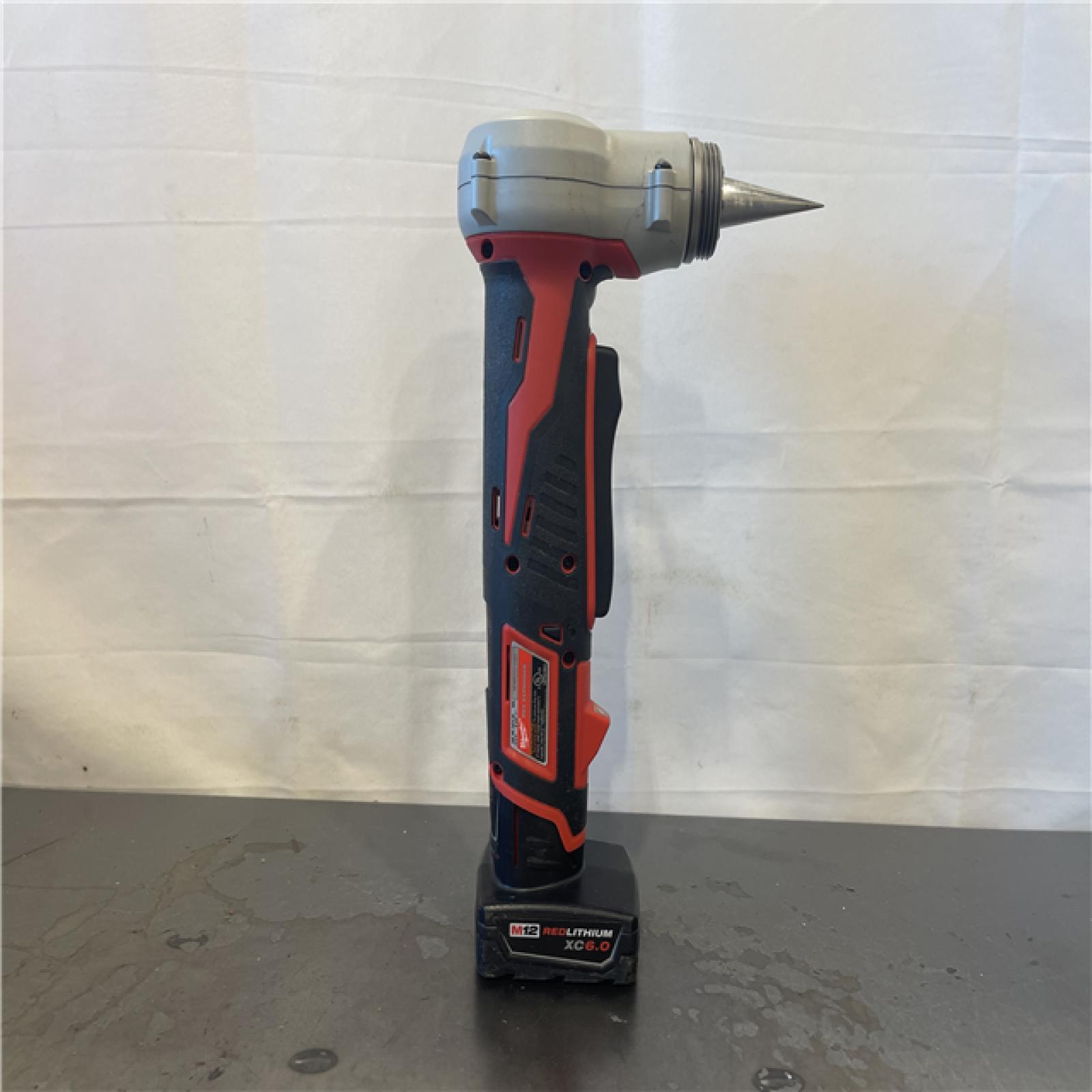 AS-IS- Milwaukee M12 12V Lithium-Ion Cordless PEX Expansion Tool Kit with (2) 1.5 Ah Batteries  (3) Expansion Heads and Hard Case