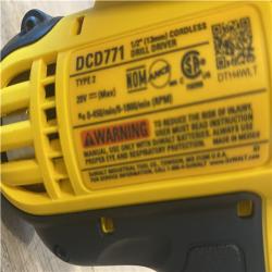 AS-IS DEWALT 20V MAX Cordless 1/2 in. Drill/Driver Kit