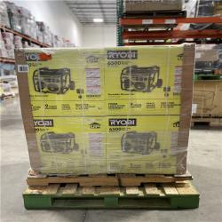 DALLAS LOCATION- RYOBI 6 500-Watt Gasoline Powered Portable Generator PALLET (4 UNITS)