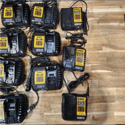HOUSTON LOCATION - AS - IS DEWALT BATTERY CHARGER PACK QTY - 13