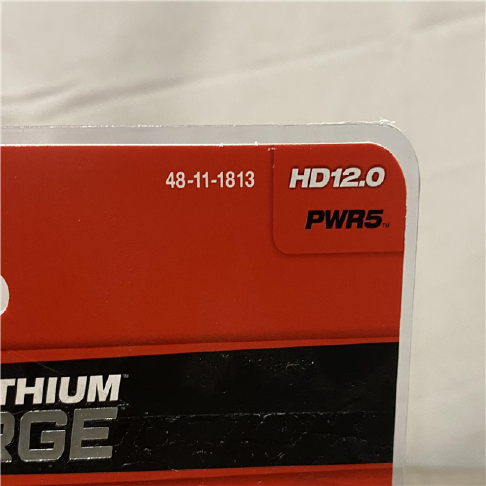 NEW - Milwaukee 18V Lithium-Ion REDLITHIUM FORGE HD 12.0 Ah Battery Pack
