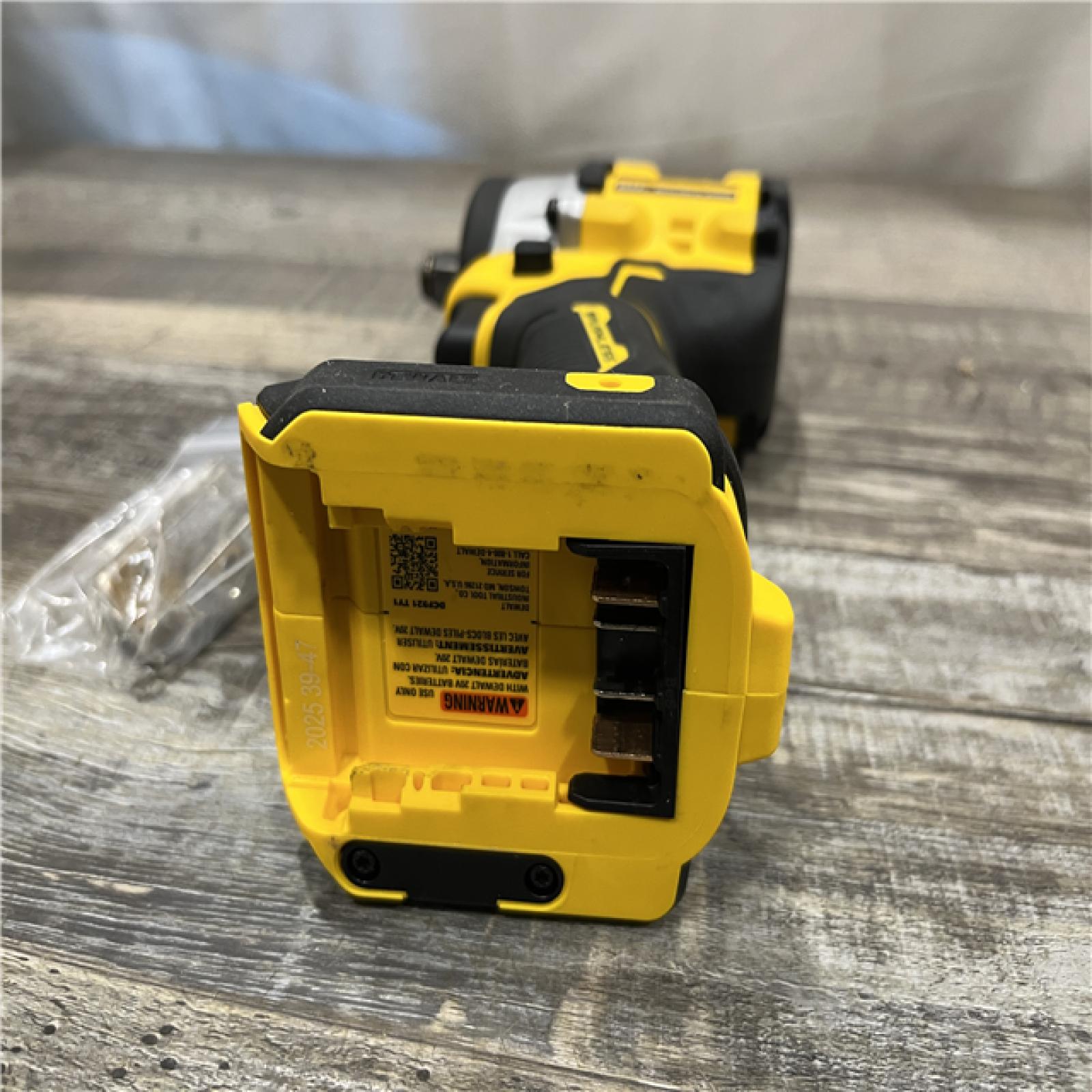 AS-IS DEWALT ATOMIC 20V MAX Cordless Brushless 1/2 in. Variable Speed Impact Wrench (Tool Only)