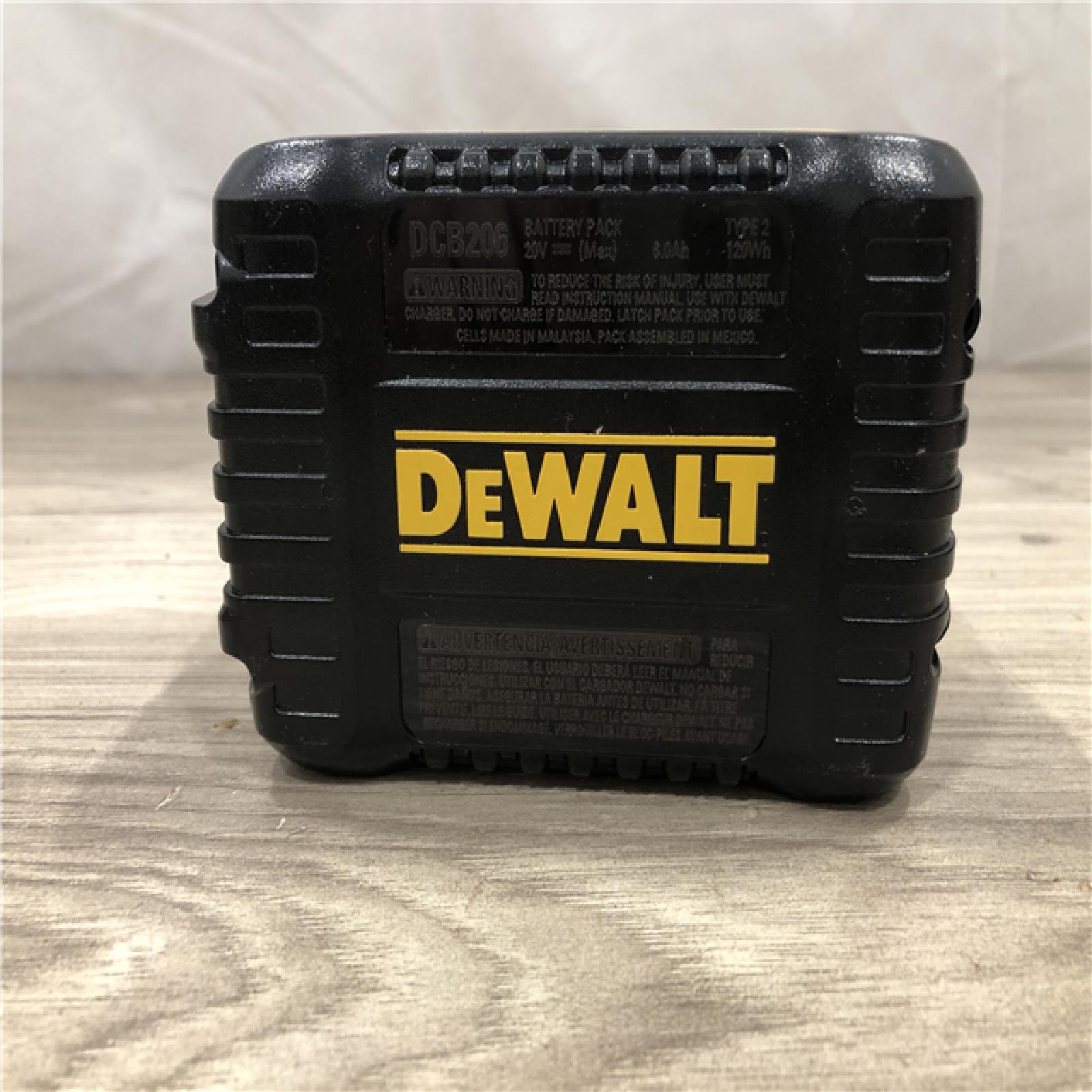 AS-IS DEWALT 20V MAX Lithium-Ion 6.0 Ah Battery Kit