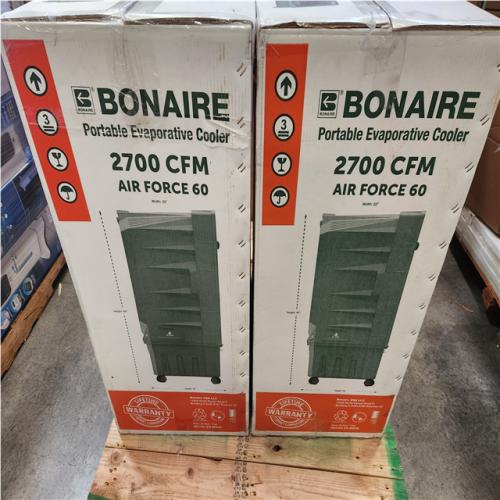 Phoenix NEW Bonaire Durango Air Force 60 2700 CFM 3-Speed Portable Evaporative Cooler for 800 sq. ft. (2-Pack)
