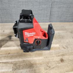 HOUSTON LOCATION - AS-IS Milwaukee-3632-21 M12 Green Beam Laser 360° 3-Plane Kit