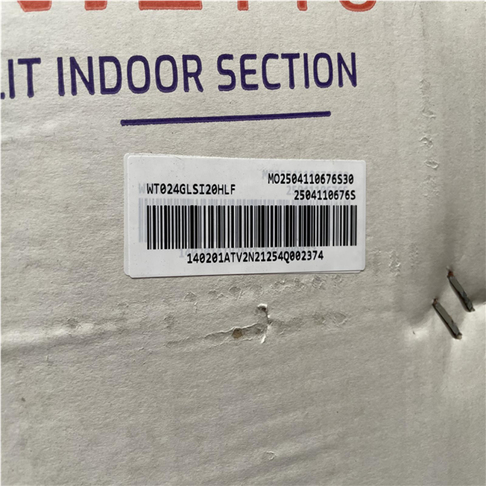 DALLAS LOCATION- AS-IS 24 000 BTU Diamante Pro High Wall Series Ductless Mini Split Indoor Unit