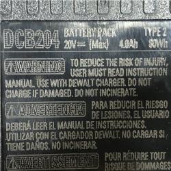 AS-IS DEWALT 20V MAX Premium Lithium-Ion 4.0Ah Battery Pack (2 Pack)