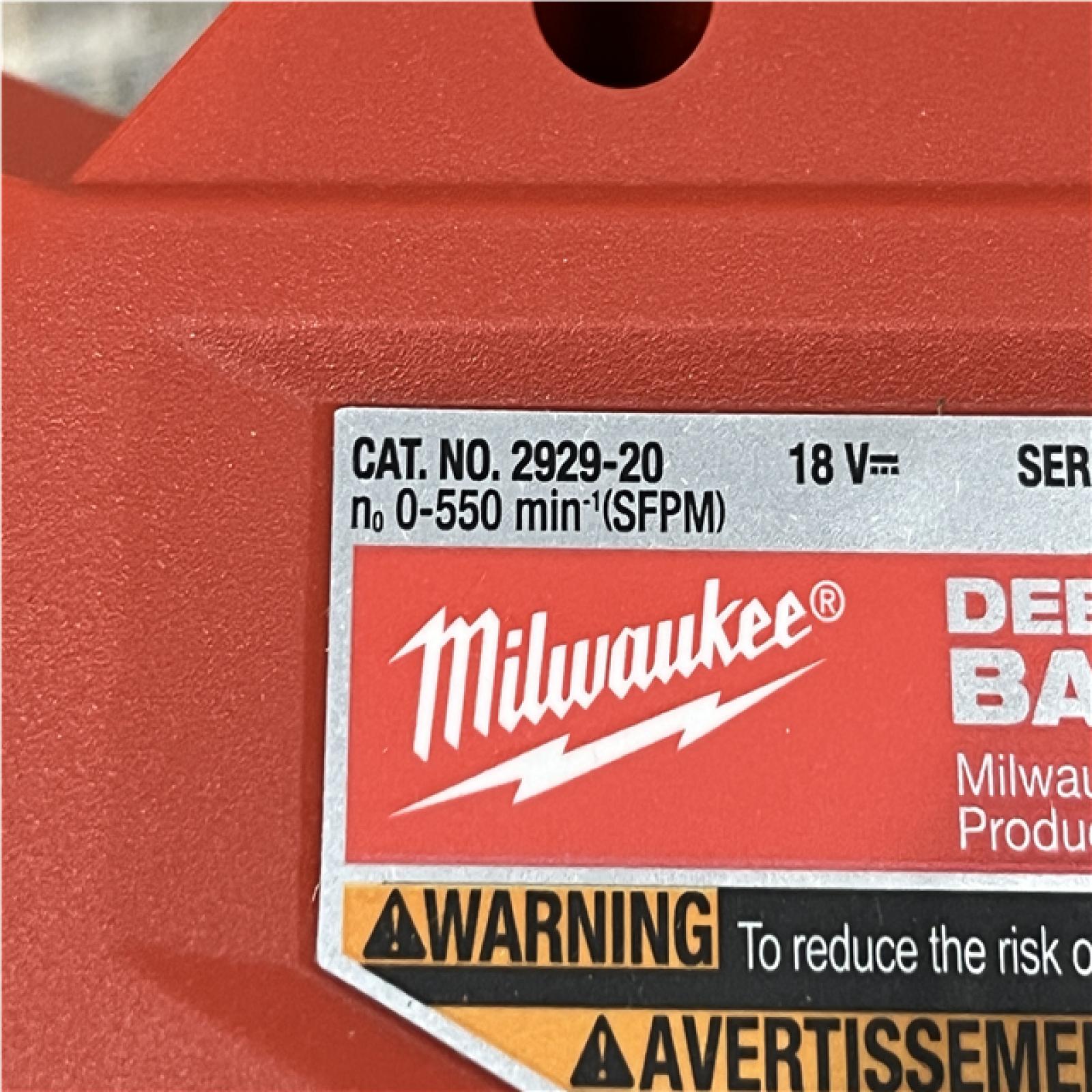 AS-IS Milwaukee FUEL 18V Lithium-Ion Brushless Cordless Deep Cut Band Saw (Tool-Only)
