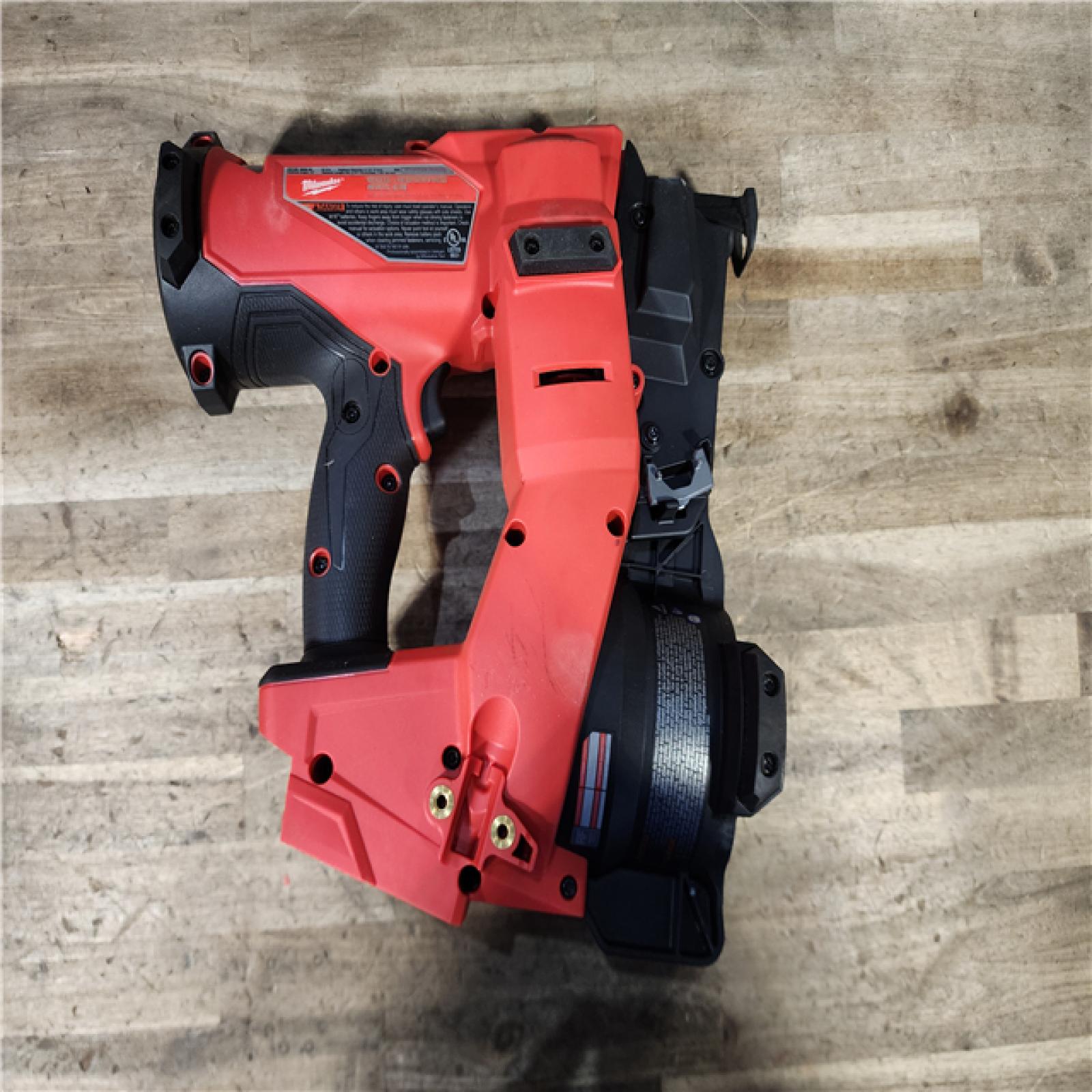 HOUSTON LOCATION - AS-IS Milwaukee M18 FUEL 18-Volt Lithium-Ion Brushless Cordless Coil Roofing Nailer (Tool Only)