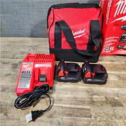 HOUSTON LOCATION - AS-IS Milwaukee M18 18V Lithium-Ion Brushless Cordless Compact Drill/Impact Combo Kit (2-Tool) W/(2) 2.0 Ah Batteries  Charger & Bag