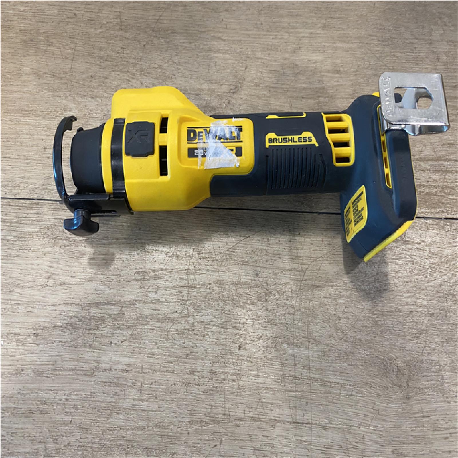 as-is DEWALT XR 20V Lithium-Ion Cordless Rotary Drywall Cut-Out Tool (Tool Only)