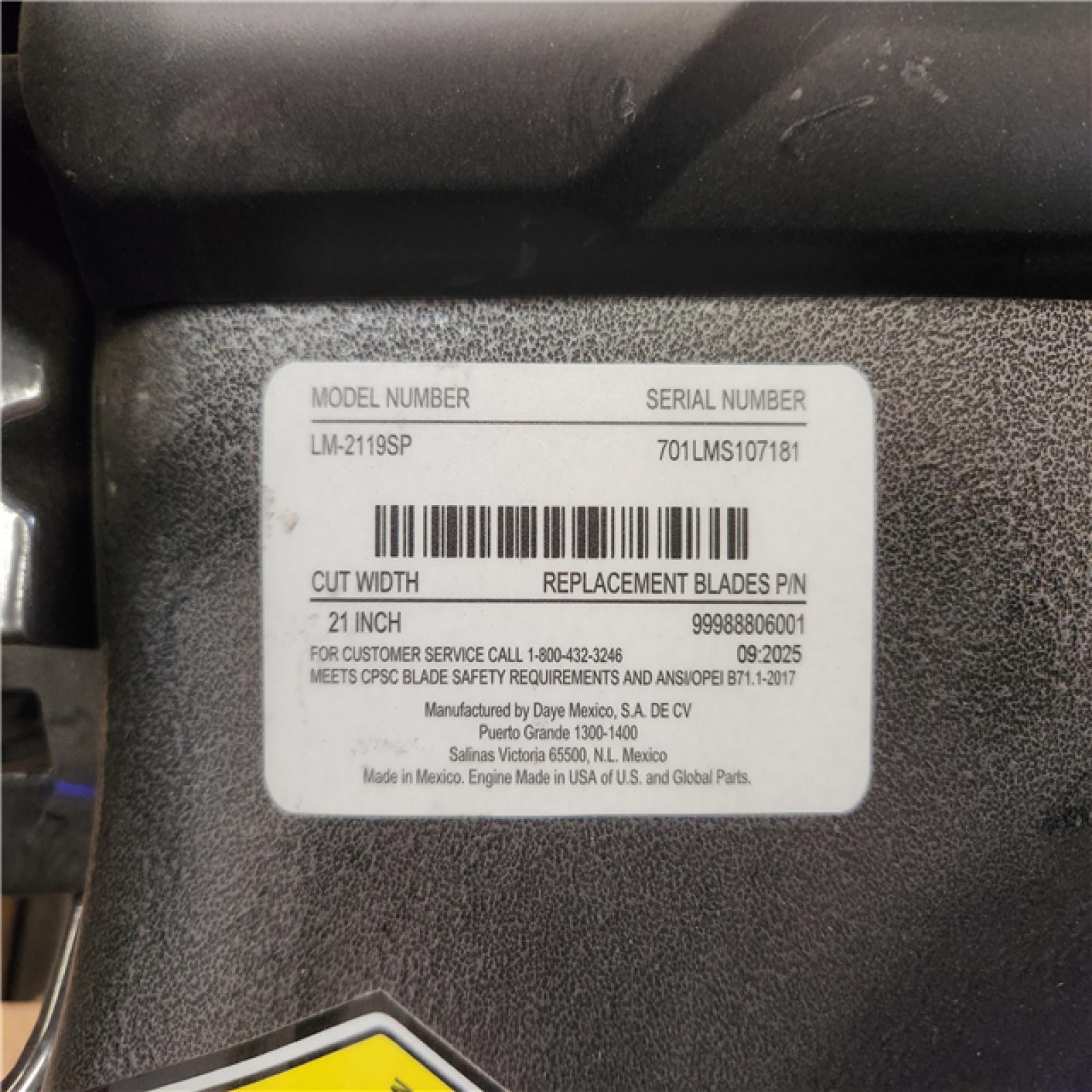 Phoenix LIKE NEW ECHO 21 in. 190 cc Briggs and Stratton Gas 3-in-1 Dual Blade RWD Self-Propelled Lawn Mower with Single Lever Deck Adjustment (No Bag)