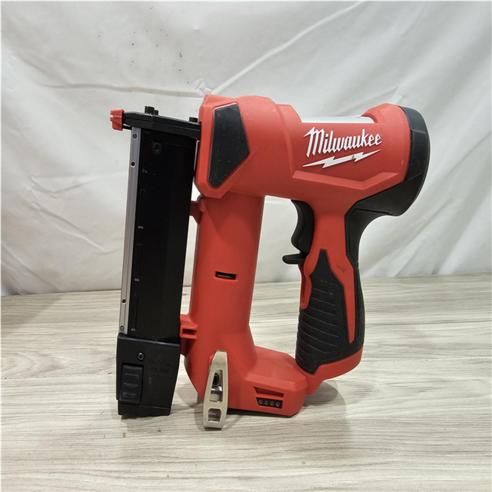 AS-IS Milwaukee M12 12-Volt 23-Gauge Lithium-Ion Cordless Pin Nailer (Tool-Only)