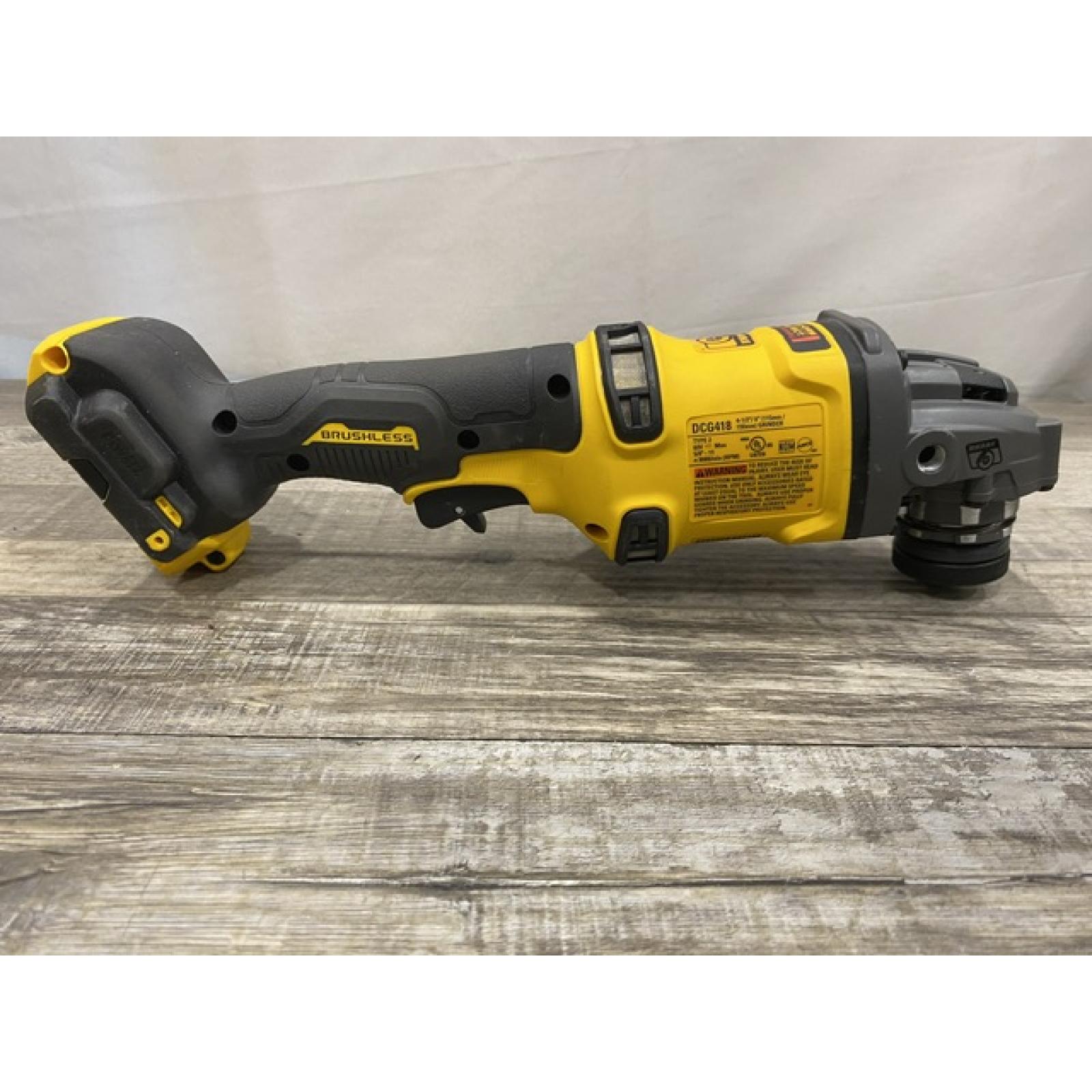 AS-IS DEWALT FLEXVOLT 60V MAX Cordless Brushless 4.5 in. to 6 in. Small Angle Grinder (Tool Only)