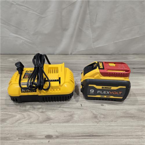 AS-IS FLEXVOLT 20V/60V MAX 9.0 Ah Battery Pack and Charger Starter Kit