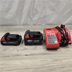 AS-IS Milwaukee M18 18-Volt Lithium-Ion Battery Starter Kit