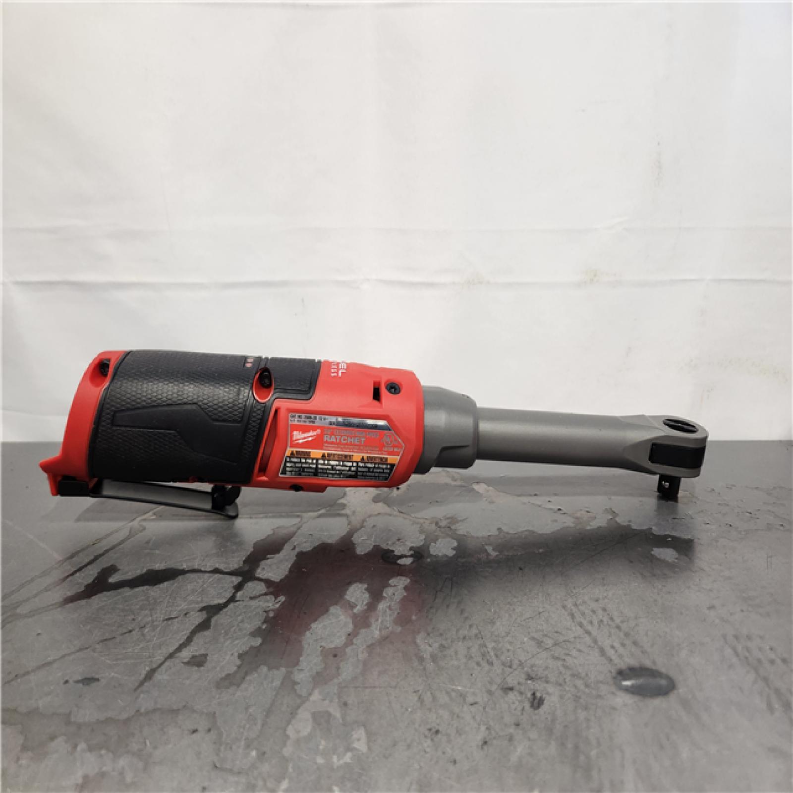 AS-IS- Milwaukee 12V Cordless 3/8 Extended Reach High Speed Ratchet (Tool Only)