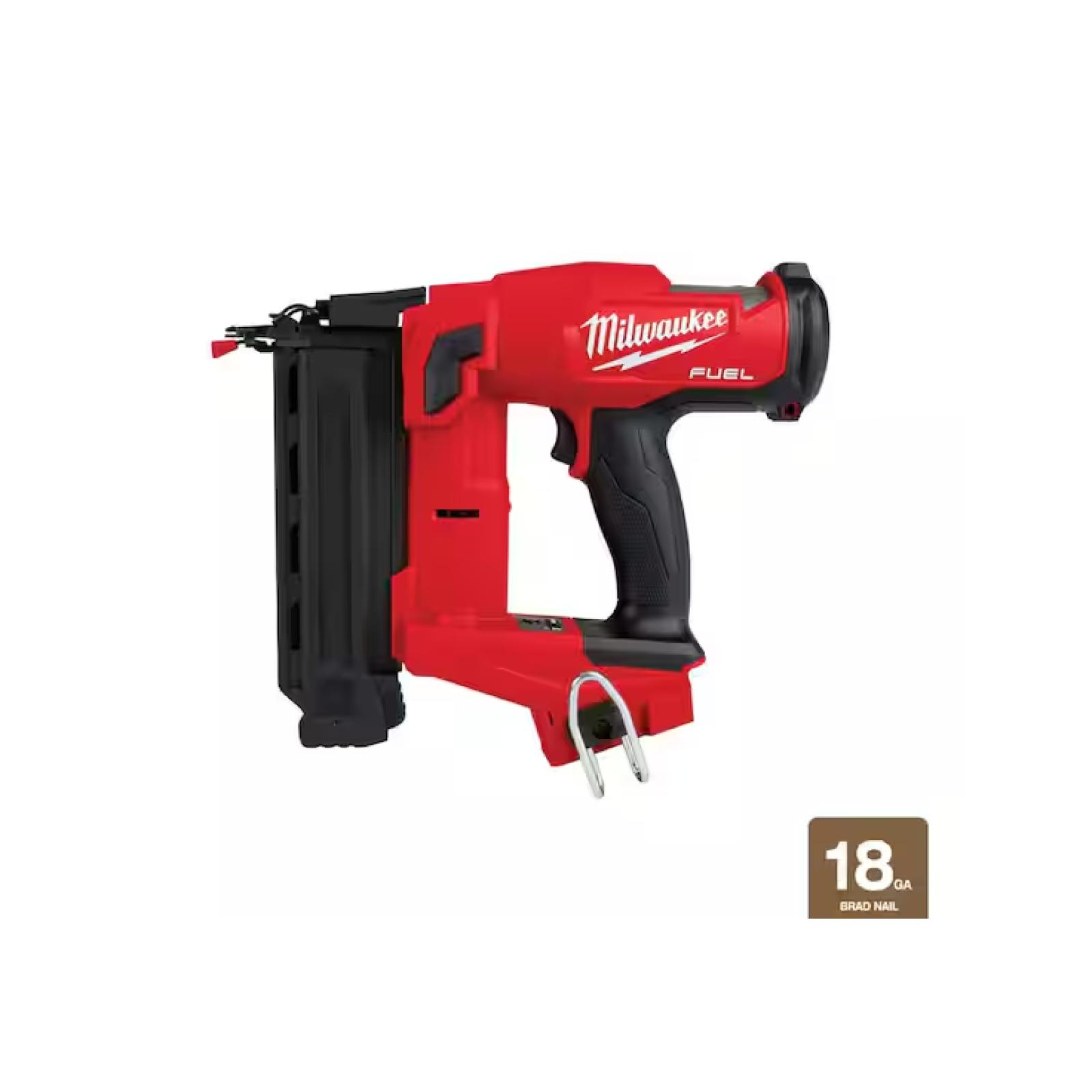 NEW! - Milwaukee M18 FUEL 18-Volt Lithium-Ion Brushless Cordless Gen II 18-Gauge Brad Nailer (Tool-Only)