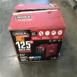 California AS-IS Lincoln Electric 125 amp 115- volt weld-pak 125 HD
