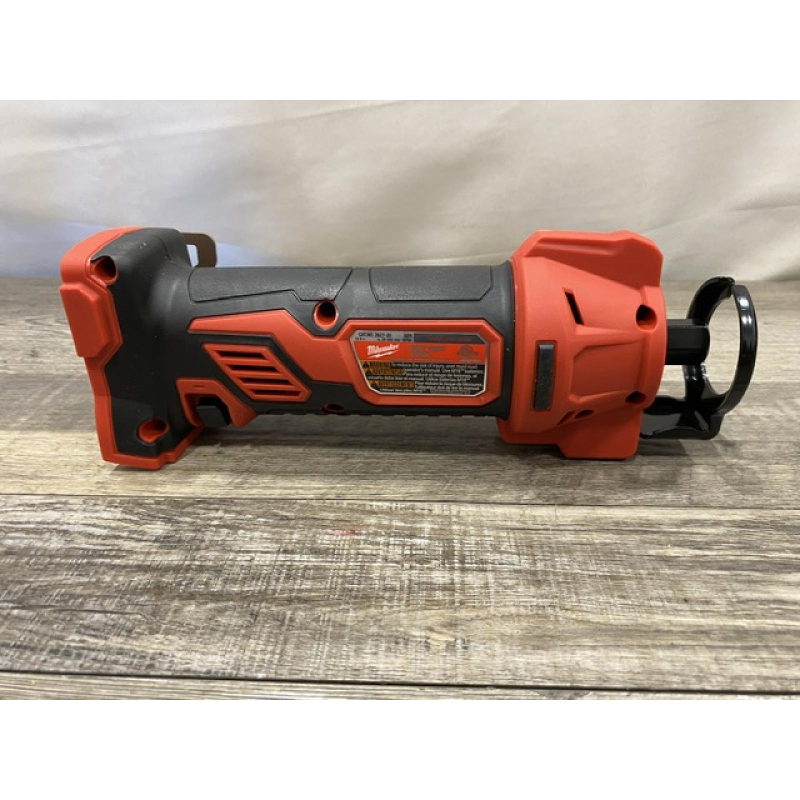 AS-IS Milwaukee 18V Lithium-Ion Cordless Drywall Cut Out Rotary Tool (Tool-Only)