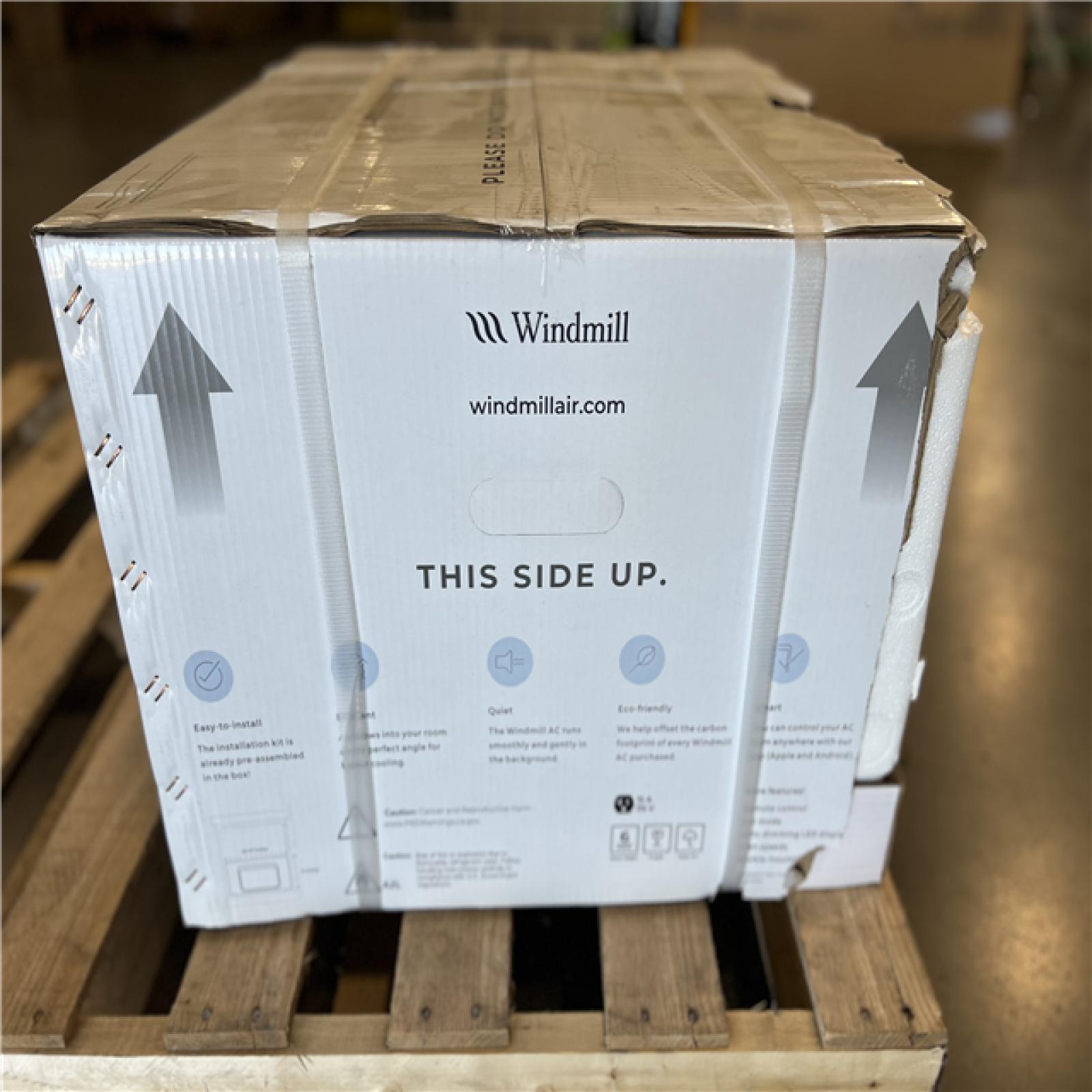 NEW! - Windmill 8,000 BTU 115-Volts QUIET Smart Inverter Window Air Conditioner, Wi-Fi/Remote, #1 Install, up to 350 sq ft. Energy Star