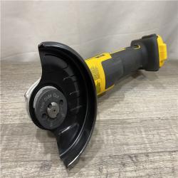 AS-IS DEWALT 20V MAX XR Cordless Brushless 4.5 in. Slide Switch Small Angle Grinder with Kickback Brake (Tool Only)