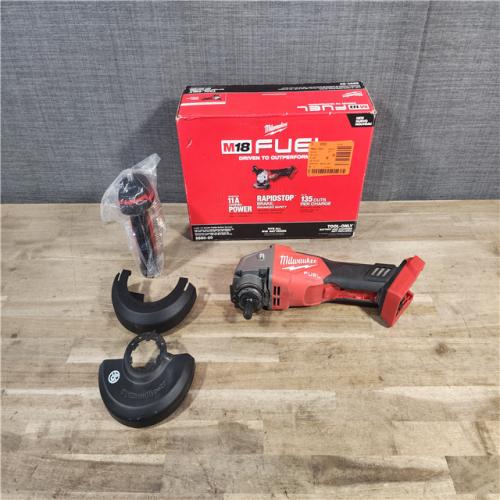 HOUSTON LOCATION - AS-IS Milwaukee 2880-20 FUEL 18-Volt Lithium-Ion Brushless Cordless 4-1/2 in./5 in. Grinder W/Paddle Switch (Tool-Only)