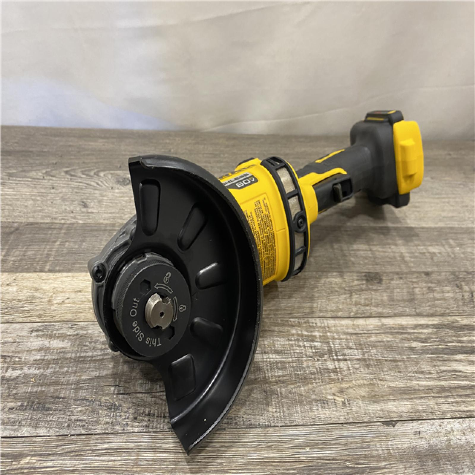 AS-IS DEWALT 60V MAX Cordless Brushless 4.5 in. to 6 in. Small Angle Grinder with Kickback Brake (Tool Only)