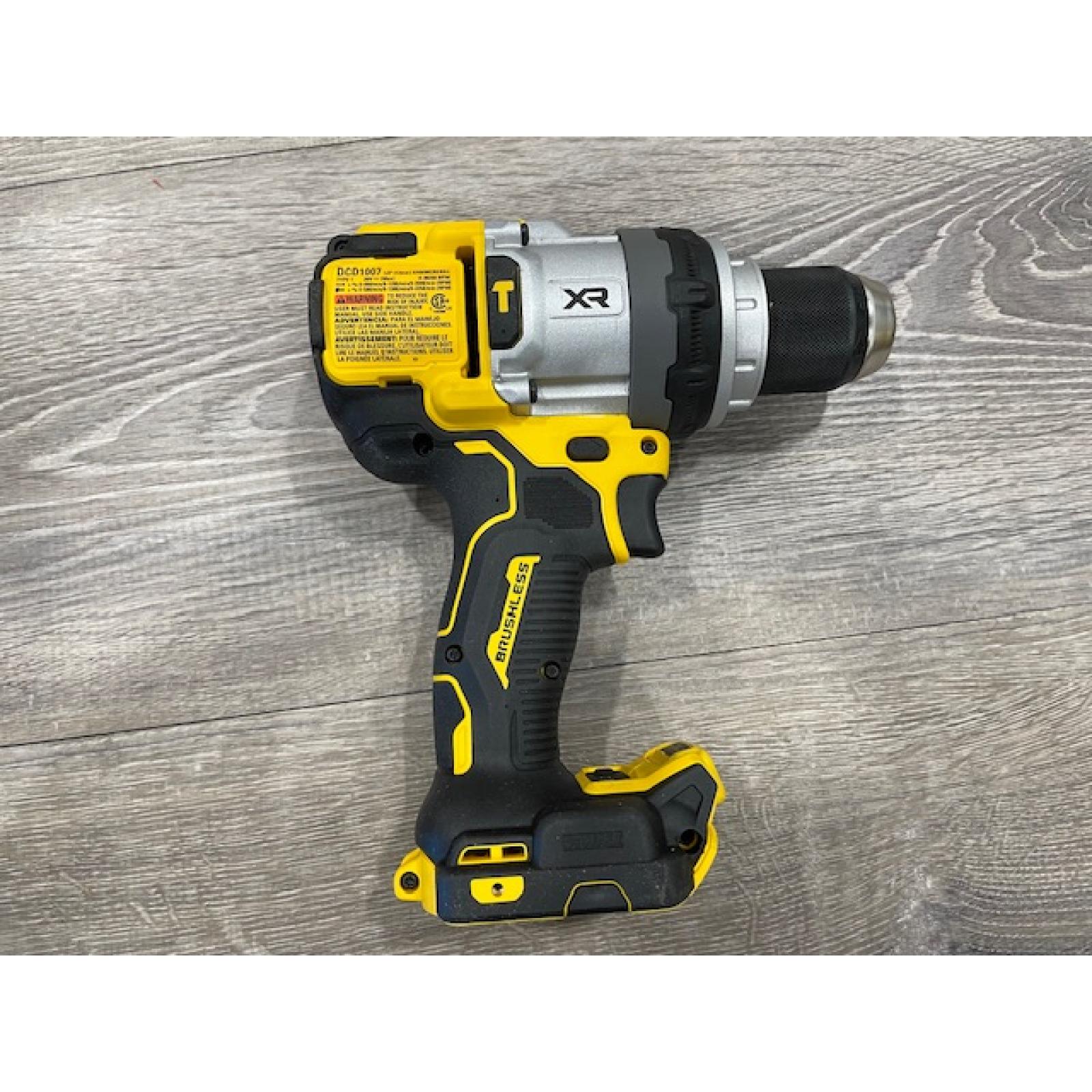 AS-IS DEWALT 20V MAX Brushless Cordless 1/2 3-Speed Hammer Drill (Tool-Only)
