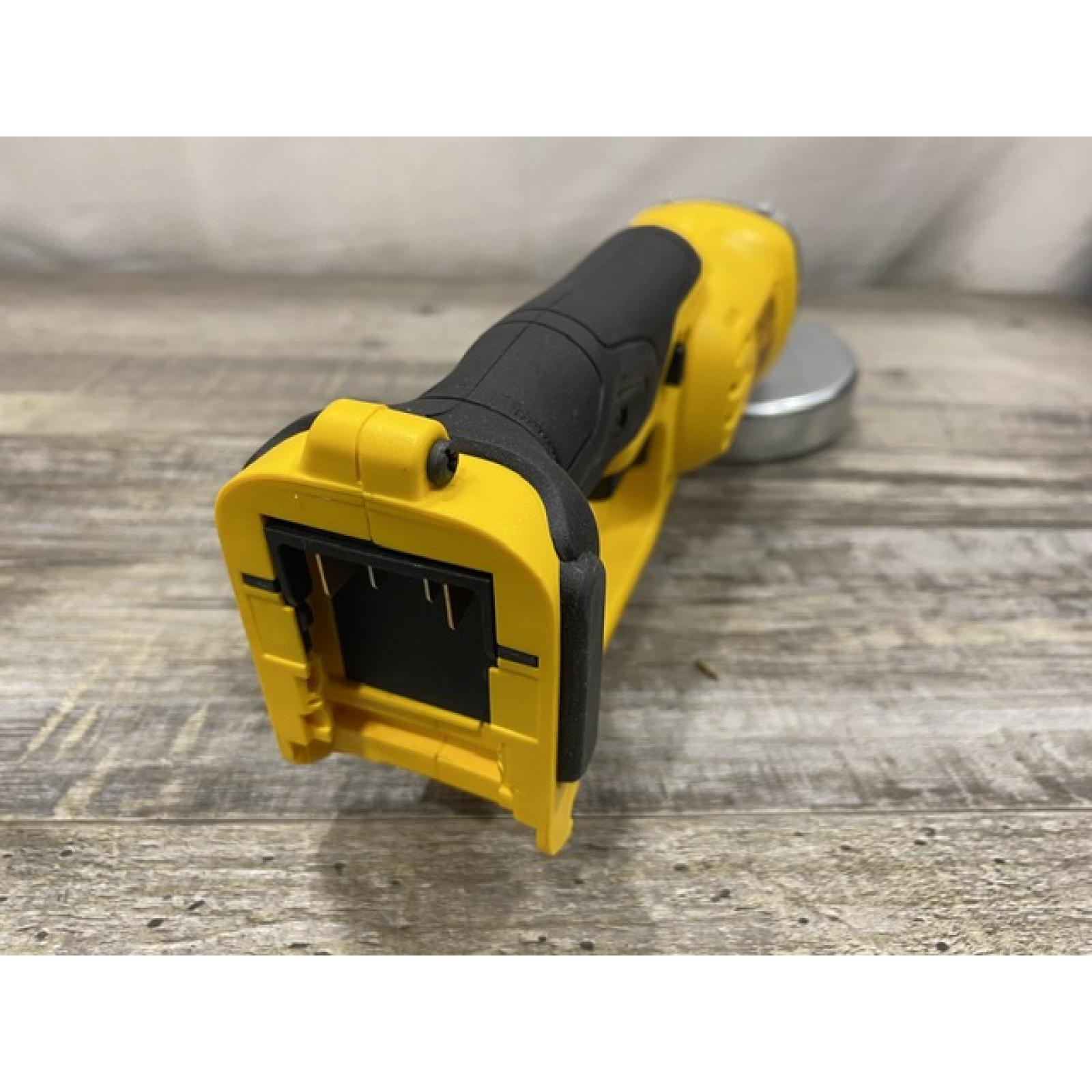 AS-IS DEWALT 20V MAX Cordless 4.5 in. - 5 in. Angle Grinder (Tool Only)