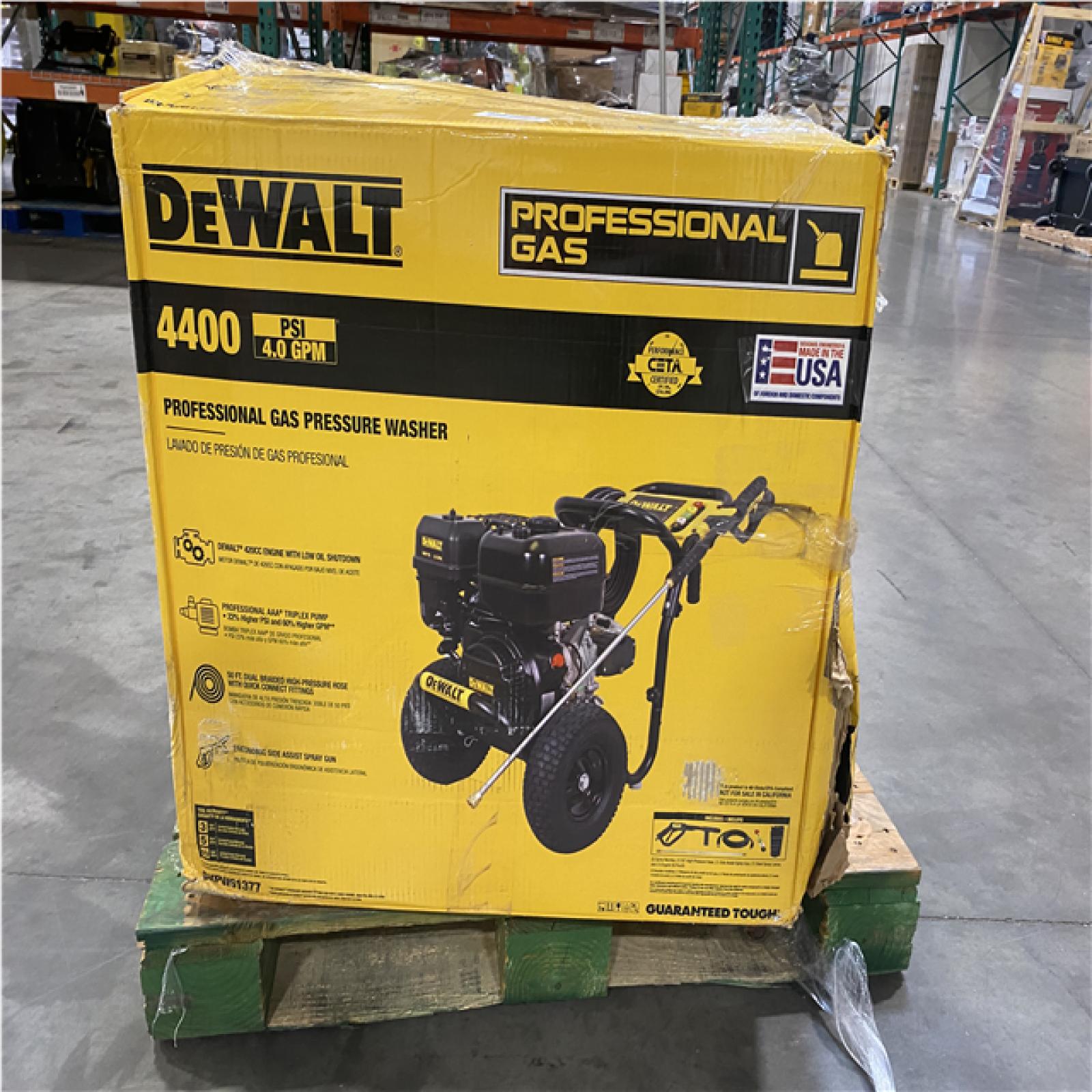 Dallas Location - As-Is DeWalt Pressure Washer  Engine 4400 PSI(Lot Of 2)