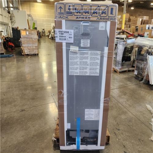 Phoenix Location NEW Frigidaire 27.6 in. 14 cu. ft. Top Freezer Refrigerator in Black, ENERGY STAR (Sealed)