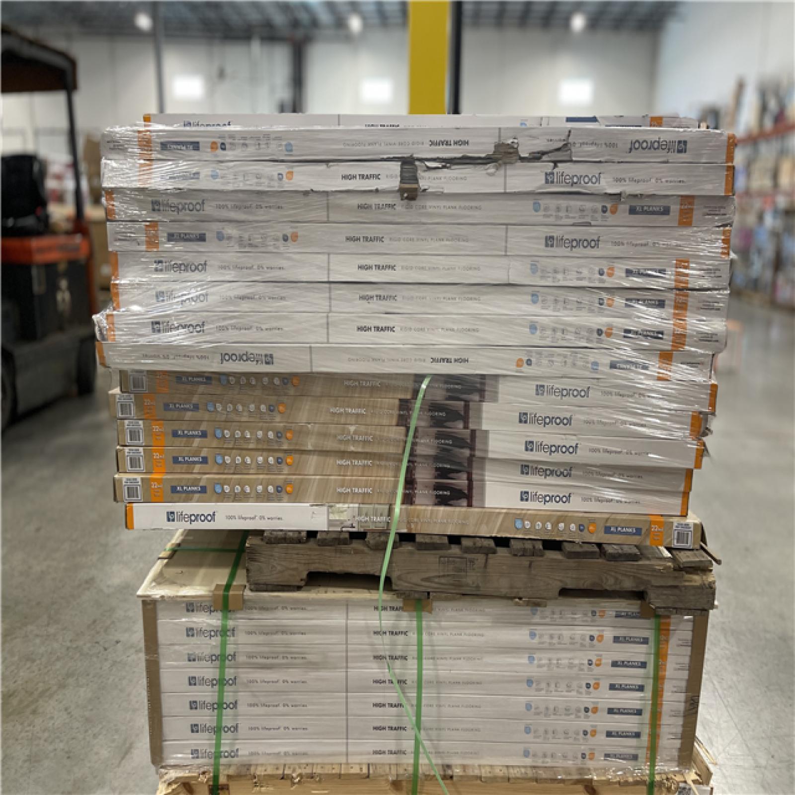 DALLAS LOCATION- Lifeproof Trail Oak 22 MIL x 8.7 in. W x 59 in. L Click Lock Waterproof Luxury Vinyl Plank Flooring (25 sq. ft./Case) MIXED PALLET -(85 CASES)