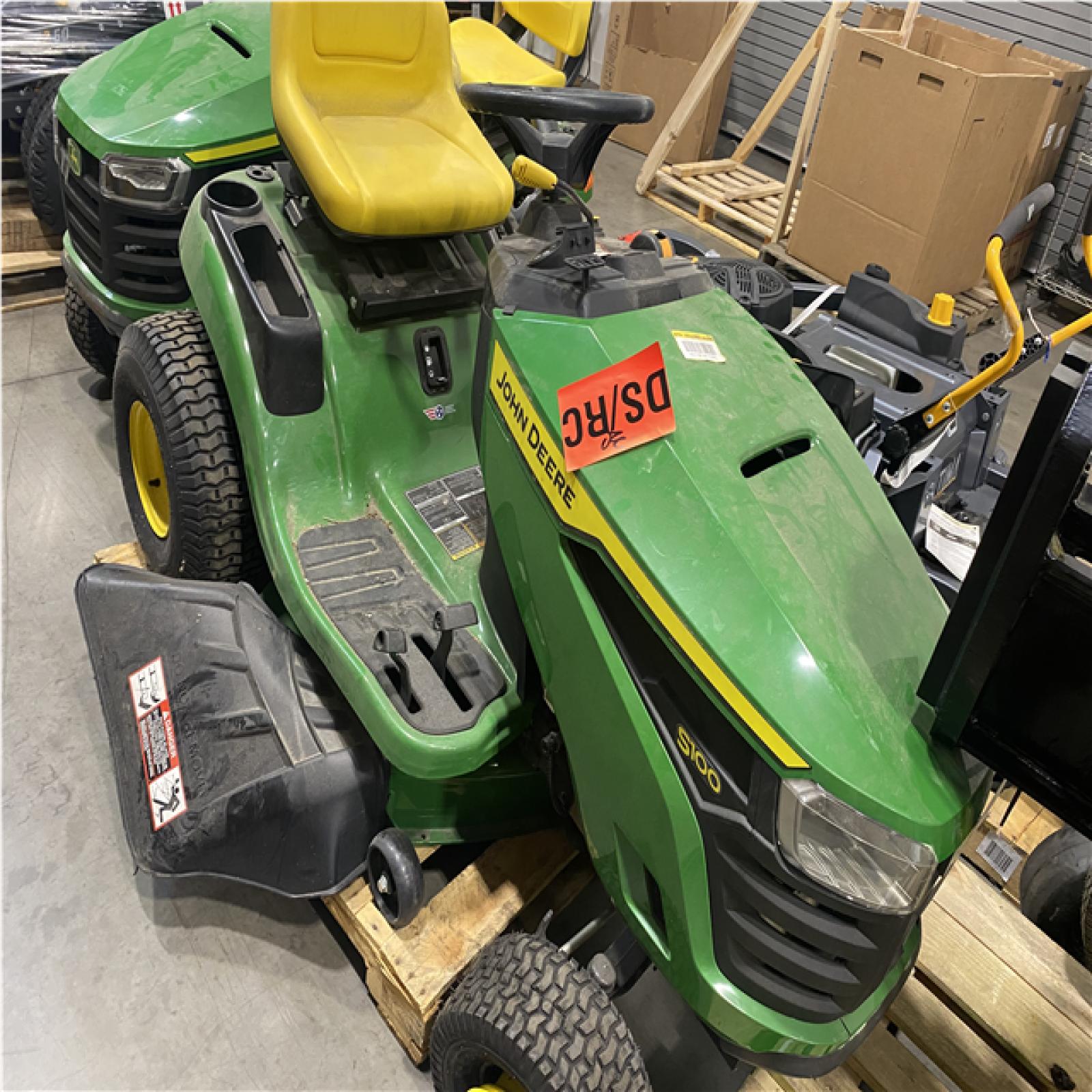 Dallas Location- As-Is John Deere S100 - Lawn Tractors