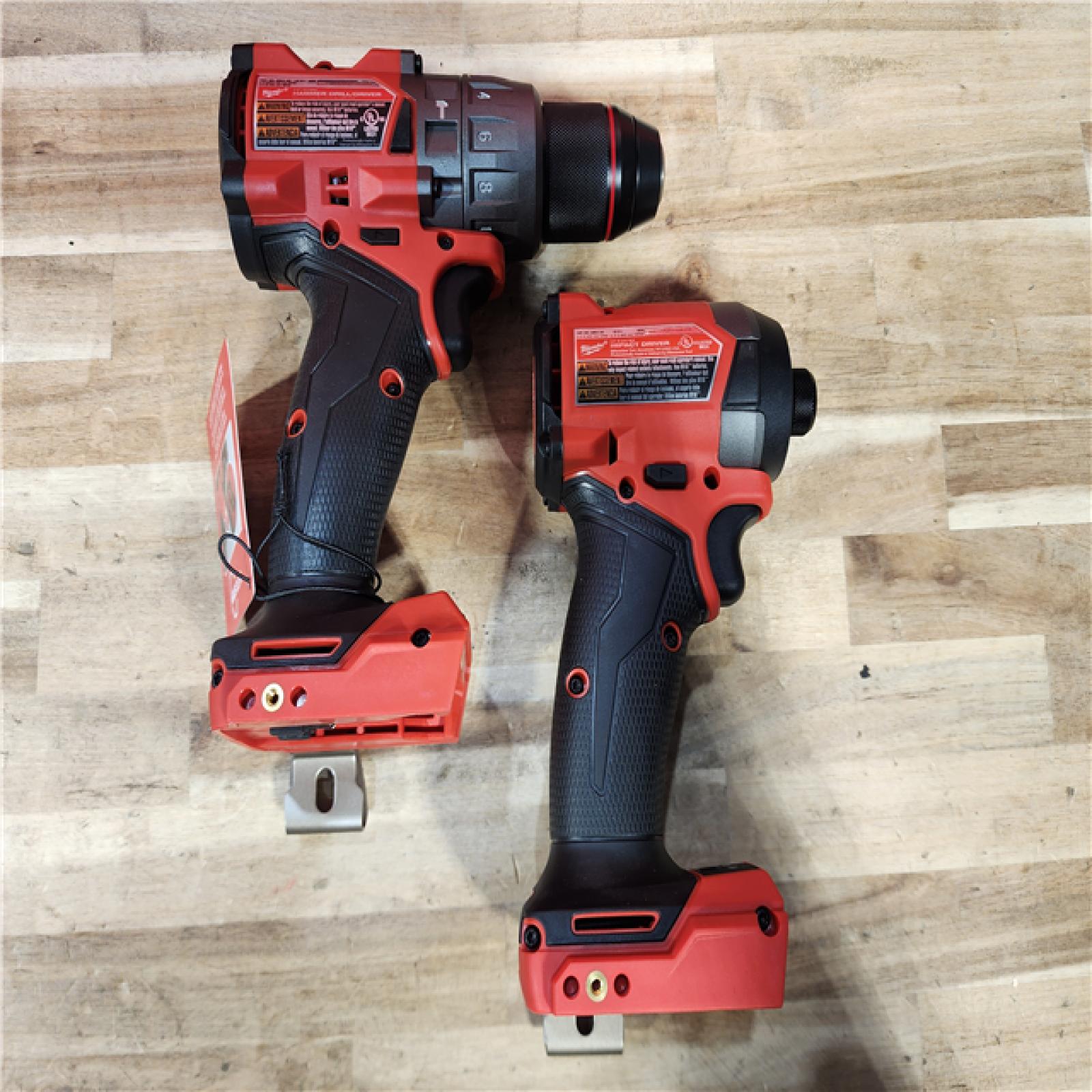 HOUSTON LOCATION - AS-IS (APPEARS LIKE NEW) Milwaukee  FUEL 18V Lithium-Ion Brushless Cordless Hammer Drill and Impact Driver Combo Kit