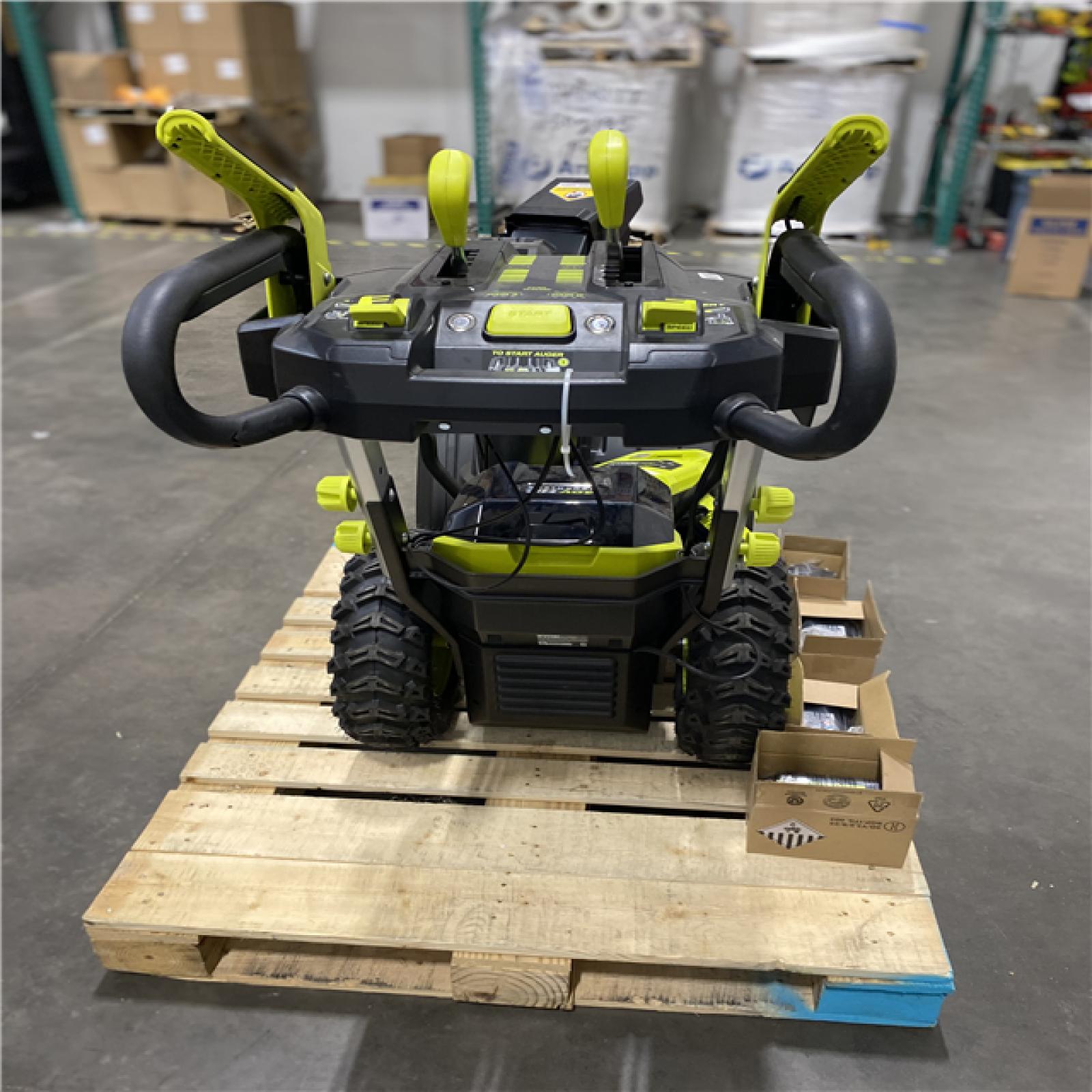 Dallas Location - As-Is RYOBI 40V HP Brushless Whisper Series 24 Snow Blower - (4) 6 Ah Batteries & Charger