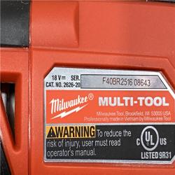 AS-IS Milwaukee 18V Lithium-Ion Cordless Oscillating Multi-Tool (Tool-Only)