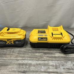 AS-IS DEWALT 20V MAX XR Power-Pack Lithium-Ion Starter Kit with 8. 0Ah Battery and Charger