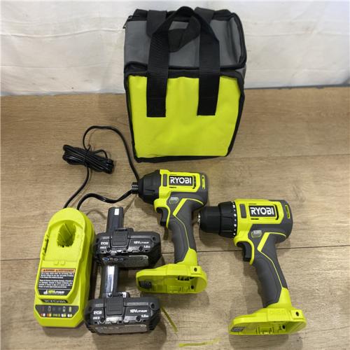 AS-IS RYOBI ONE+ 18V Cordless 2-Tool Combo Kit
