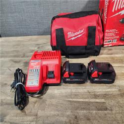 HOUSTON LOCATION - AS-IS Milwaukee 18V Cordless Brushed 2-Tool Drill/Driver and Impact Driver Kit