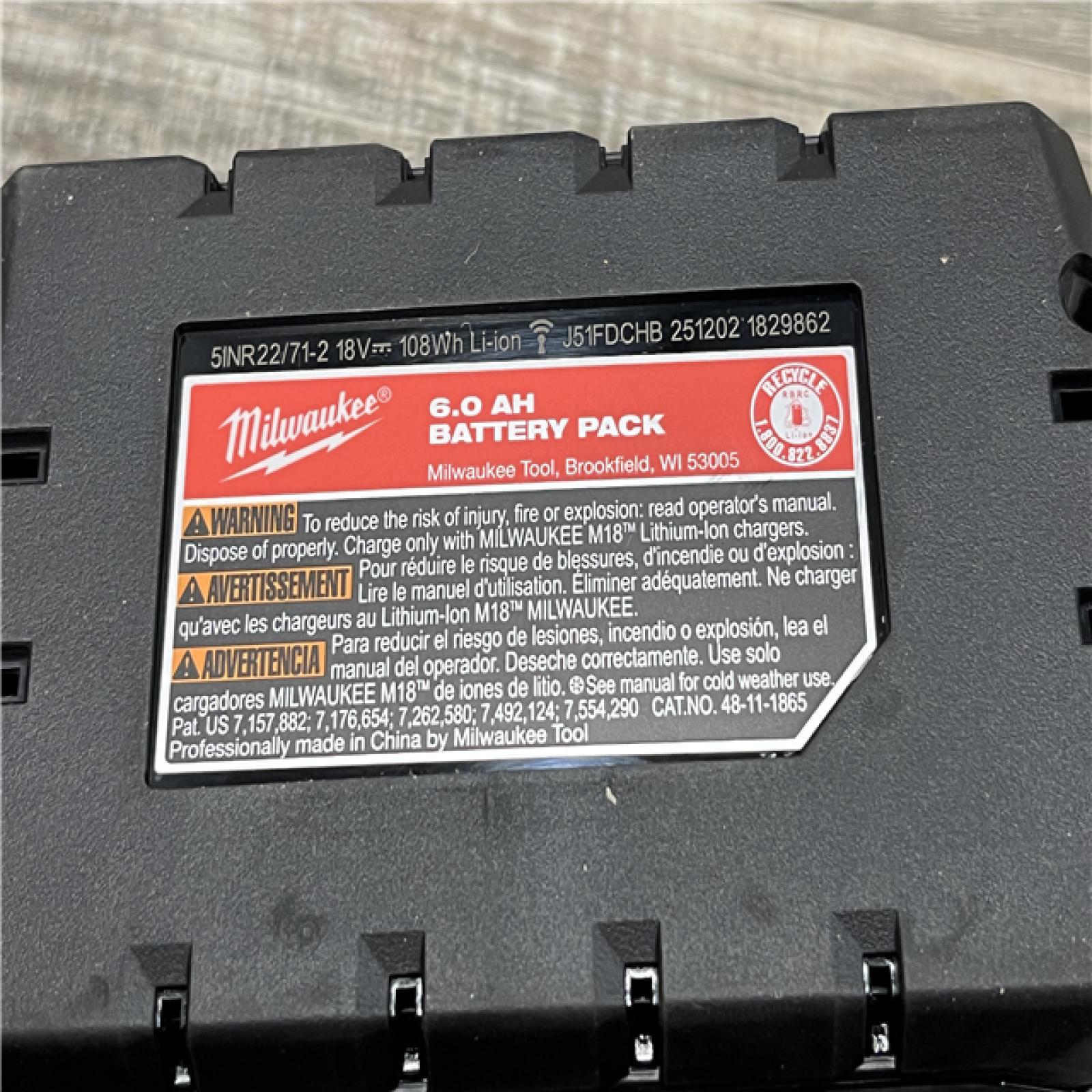 AS-IS Milwaukee 18-Volt Lithium-Ion High Output Starter Kit