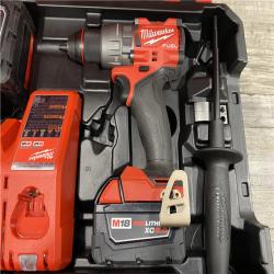 AS-IS Milwaukee FUEL 18V Lithium-Ion Brushless Cordless 1/2 in. Drill/Driver Kit