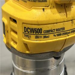 AS-IS DEWALT 20V MAX XR Cordless Brushless Fixed Base Compact Router (Tool Only)