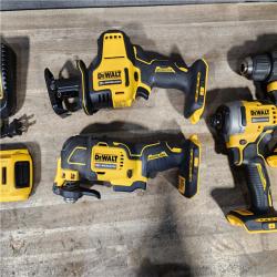 HOUSTON LOCATION - AS-IS DEWALT 4 TOOL COMBO KIT W/ (2) BATTERY & CHARGER