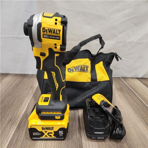 AS-IS- DeWalt 20V MAX ATOMIC 1/4 in. Cordless Brushless 3-Speed Impact Driver Kit (Battery & Charger)